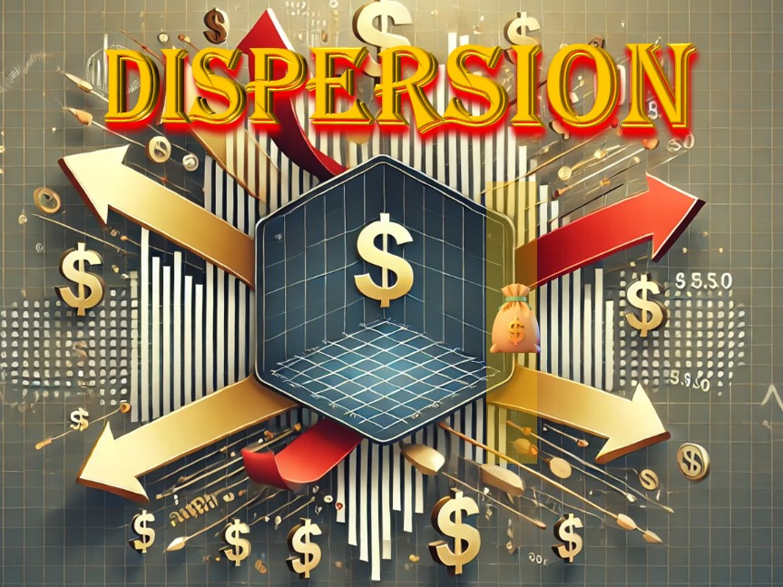 Dispersion position in exotic books